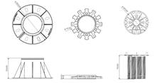 Plot pour dalles réglable STROBÜS H 115-220 mm