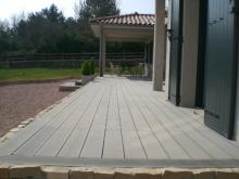 PRO XTREM - Lame Terrasse Composite 26X140 - GRIS ( 0,308m² )