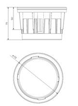 Rehausse plot STROBÜS 50 mm