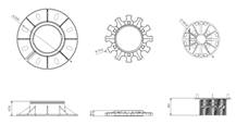 Plot pour dalles réglable STROBÜS H 60-115 mm